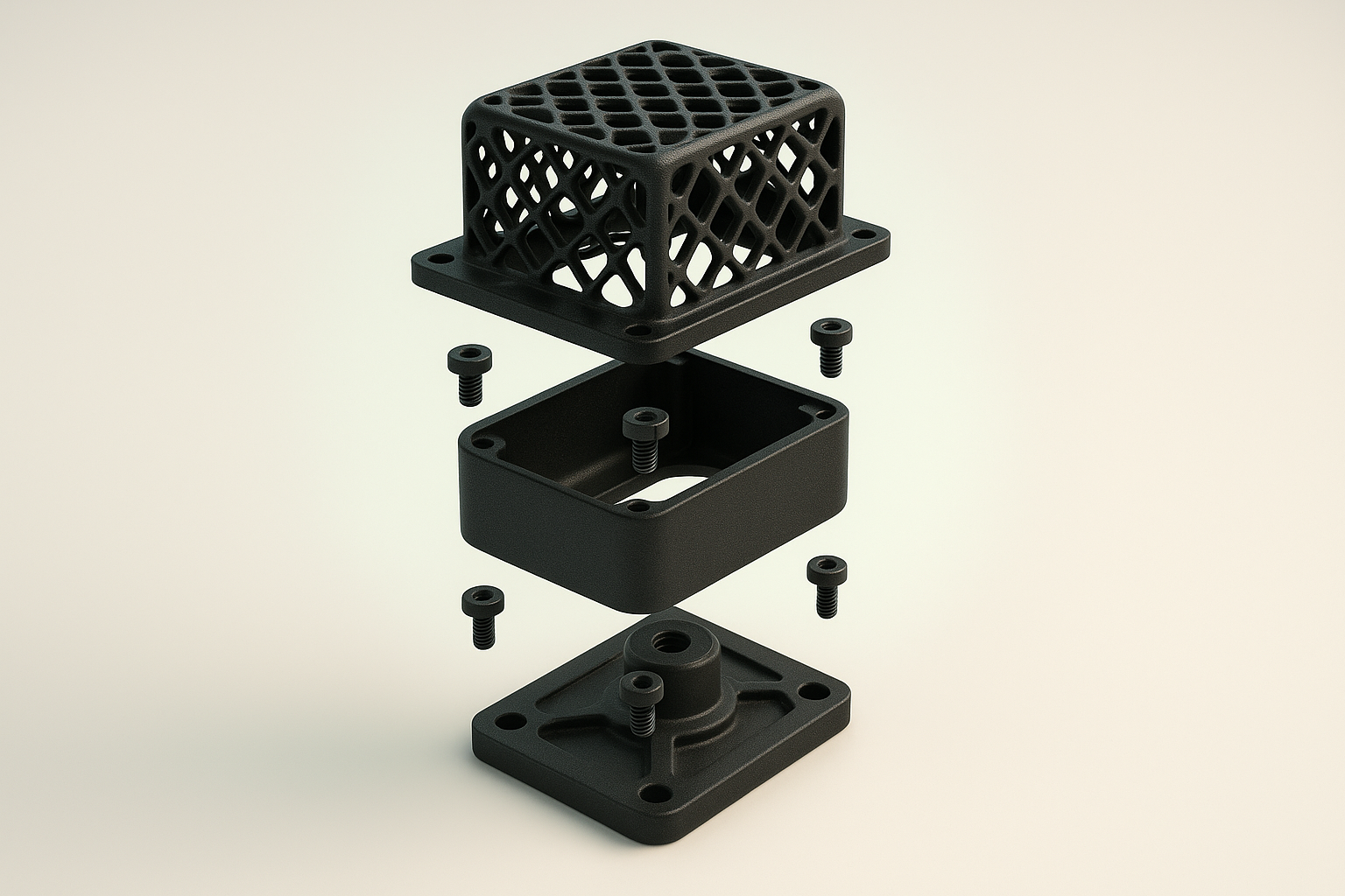 Custom 3D printing mechanical parts