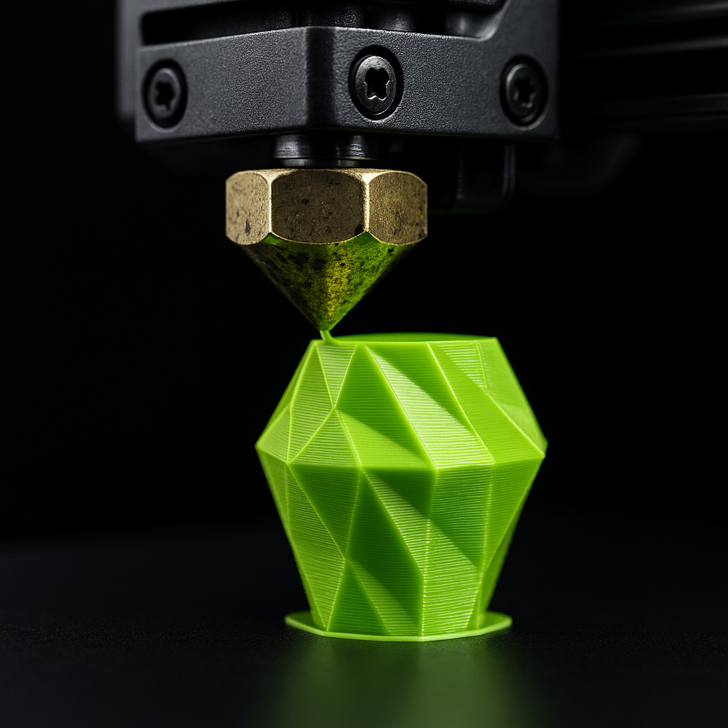 3D printer nozzle printing